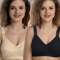 saba beauty Pack of 3 Women Full Coverage Non Padded Bra image 3