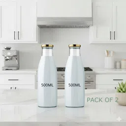 b7 creations Glass Milk Container - 500 ml image 1