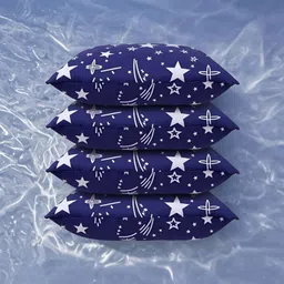 soft snooze Luxury Microfibre Abstract Sleeping Pillow Pack of 4-picture-23