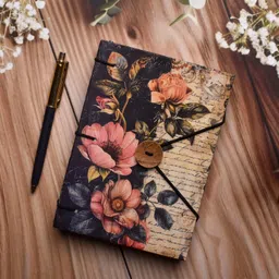 muhammadsohil Creative Hand Crafted Regular Notebook UNRULED 200 Pages image 1