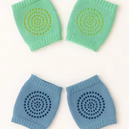little muffins BG1 Blue and green Baby Knee Pads image 1