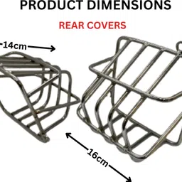 vardhman ind COVER CHROME FOR EICHER INDICATOR Car Dash Indicator Lamp image 3