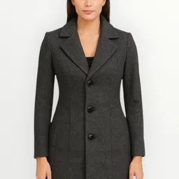 pepzoo Women Solid Double Breasted Casual Blazer image 1