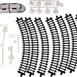 bharattoys High Speed Bullet Train Toy Set – Battery Operated, Track & Signals, Ages 3+ image 2