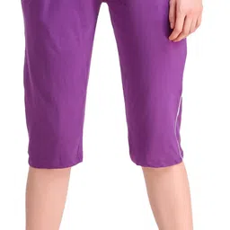 uzarus Women Purple Capri-picture-16