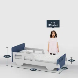 boingg! - a happy start Vroom Kids Bed in White Matte Colour image 3