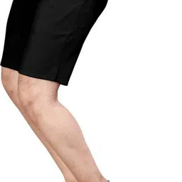 ynam Pack of 2 Solid Men Black, Blue Chino Shorts image 3