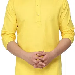 ladyflock Men Cotton Blend Kurta Pyjama Set-picture-18