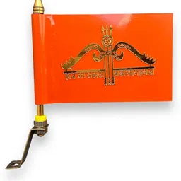 wolch Hare ka sahara baba shyam hamara Double Sided Wind Car Dashboard Flag-picture-24