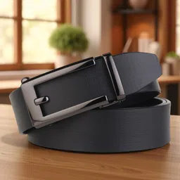 provogue Men Formal Black Genuine Leather Belt-picture-18