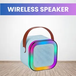 YAROH W12 (PORTABLE WIRELESS BLUETOOTH SPEAKER) Dynamic Thunder Sound & RGB LightZ325 10 W Bluetooth Laptop/Desktop Speaker-picture-33