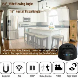 OSHSIZ 1080p HD Mini WiFi Hidden Camera Live on Mobile App Supports 64GB Indoor Outdoor Security Camera image 2