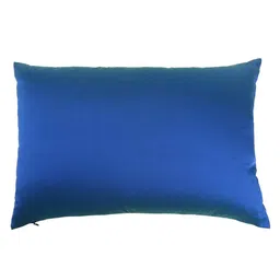 Blue Brocade Textured 12 x 18 Inches Cushion Cover By (Set Of 2) By ANS image 5