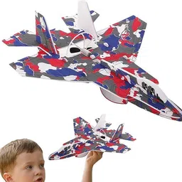 abc Rechargeable Electric Foam Airplane Toy for Kids | Durable Soft PP Material image 4