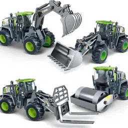 skbd Unbreakable Excavator Pack 4 Kids Trucks Bulldozer Set SKD-picture-27