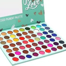 huda baby Beauty 63 Color Matte Shimmer Glitter Hated with Love EyeShadow Palette 70 g-picture-19