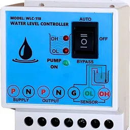 MICROTAIL Fully Automatic Water Level Pump Switch and Indicator with 3 Wired Sensors Wired Sensor Security System image 1