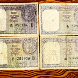 ppecoin Vary Rare 1 Rs Set of 4 old Republic India Note Medieval Coin Collection-picture-12