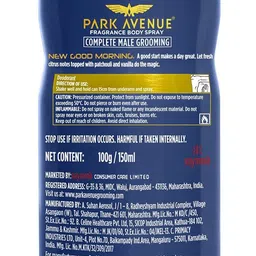 park avenue Good Morning Freshness Deodorant Spray - For Men image 2