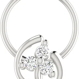 avsar Naina 18kt Diamond White Gold Nose Wire-picture-47