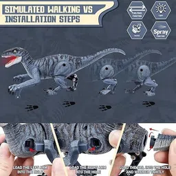 ritesh Entertainment Walking Dinosaur Toys - The Realistic Veleceraptor Dinosaur image 4