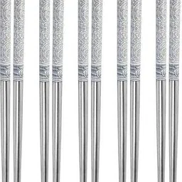 micashu Eating, Training, Decorative, Cooking, Chewing Stainless Steel Chinese, Korean Chopstick-picture-19
