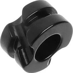 nema Archery Peep Sight Shot Aluminum Alloy 3/16 Hunting View-Pack of Two - Red Shoot-through Arrow Rest image 3