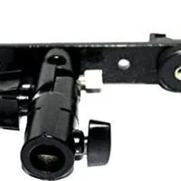 MILLETS E Type Adjustable Double Flash Bracket Dual Hot Shoe Speedlight Umbrella Holder Flash Shoe Adapter image 3