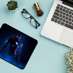 KAIZER Iron Man Nano Tech Suit Themed HD Print Stiched Mousepad For Laptop/PC Mousepad image 4