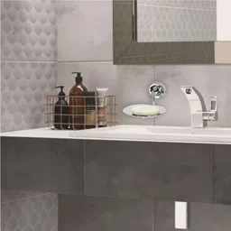 gloxy Round Soap Holder Stand | Single Soap Dish for Bathroom | Wall Mounted 5 inch 1 Bar Towel Rod image 4