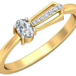 avsar AVR648YB 14kt Cubic Zirconia Yellow Gold ring-image-40
