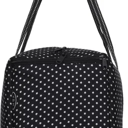 house of common 10 L Hand Duffel Bag - TT Travel Black Dot Bag Big Size Man & Woman - Black - Regular Capacity image 2