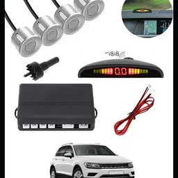 peeps store Car Premium 4 Silver Reverse Parking Sensor-AP25N265 Car Premium 4 Silver Reverse Parking Sensor-AP25N265 Parking Sensor-picture-17