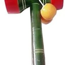 rainbowstore Eco-Friendly 4 Wooden Rattles ,suitable for Born babies Rattle image 2