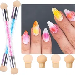 ruby face Nail Art Sponge Brush Nail Gradient Tool Nail Art Ombre Sponge image 2