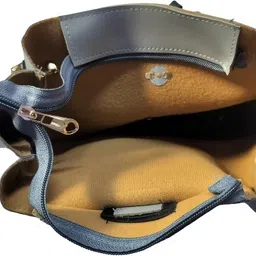 kenuva Green, White Women Sling Bag Dual-Design Women's Handbag Combo Set image 5