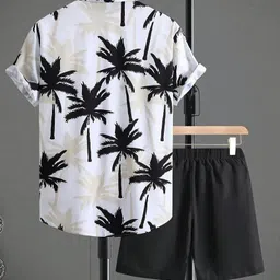 rich vibe Shirt Regular Shorts Co-ords Set image 2