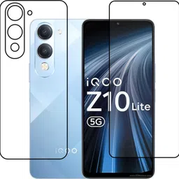 chakoor Front and Back Tempered Glass for IQOO Z10 LITE 5G image 1