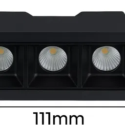 zestrum Rectangular 3x2W LED Spot Light Spot Light Ceiling Lamp image 5