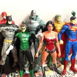 fozzo-sk Justice League Super Man 7 Hero Action Figures DC Movie Models 7 inch size image 3