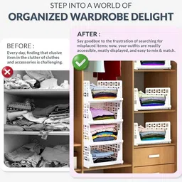 khodal Wardrobe Organizer for Clothes, Drawer Divider image 3