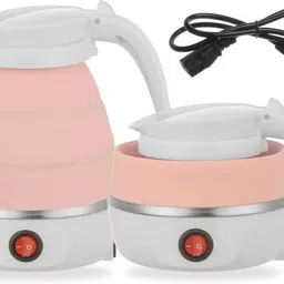 professor Travel Electric Portable Kettle Foldable 0.6ML Collapsible Food Grade Silicon Multi Cooker Electric Kettle image 4