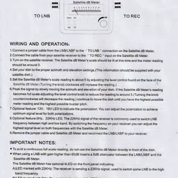goodsbazaar Solid SF-45 Satellite Meter Signal Finder for All Dish TVs Gain Measuring DB Meter Red Colour Mini LCD Display Satellite Signal Finder Meter Tester With Excellent Sensitivity Satellite TV Receiver for Free to Air/Dish Network/Direct TV/Satellite TV Sf-45 Sf-48 Sf-9506 Satelite Finder New Arrival With Buzzer & Improved Sensitivity Analog Multimeter image 3