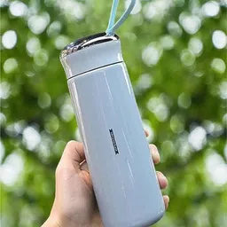 hespa Glass Inner Water Bottle | Plastic Shell, Leakproof & BPA Free Design 400 ml Water Bottle-picture-18