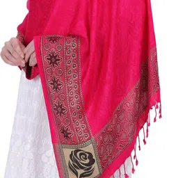 axolotl Woven Viscose Women Multicolor Stole image 3