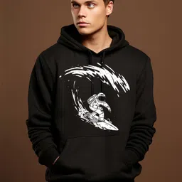 be crazy Men Full Sleeve Printed Hooded Sweatshirt-picture-13