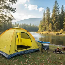 nawbeda Best Quality 2 Person Dome Tent for Camping Waterproof Outdoor Tent - For Camping, Hiking & Trekking, Useful for Outdoors, For All Age Group, House -for 3 Persons image 4