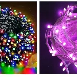 neerusstore 36 LEDs 12 m Multicolor Steady Ball Rice Lights image 1