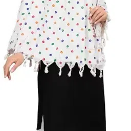 rj creation Rayon Printed Multicolor Women Dupatta image 4