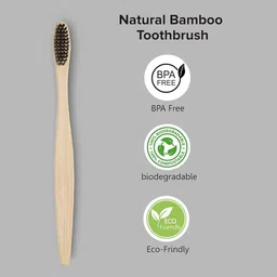 krurotza bamboo charcoal toothbrush Ultra Soft Toothbrush image 5